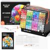 Shuttle Art Illustration Markers, 120 Colors, Blender Pen, 2 Tips, Oil-Based, Waterproof, Quick-Drying, Sketchbook Included, for Comics, Coloring Book
