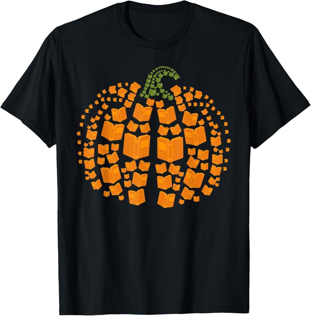 Book Pumpkin Autumn Librarians Bookworm Unisex T-Shirt