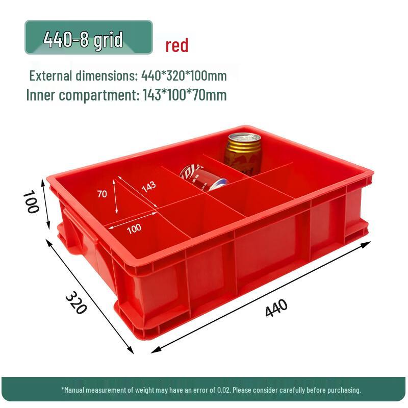 Taoli Plastic Multi-Grid Storage and Turnover Box