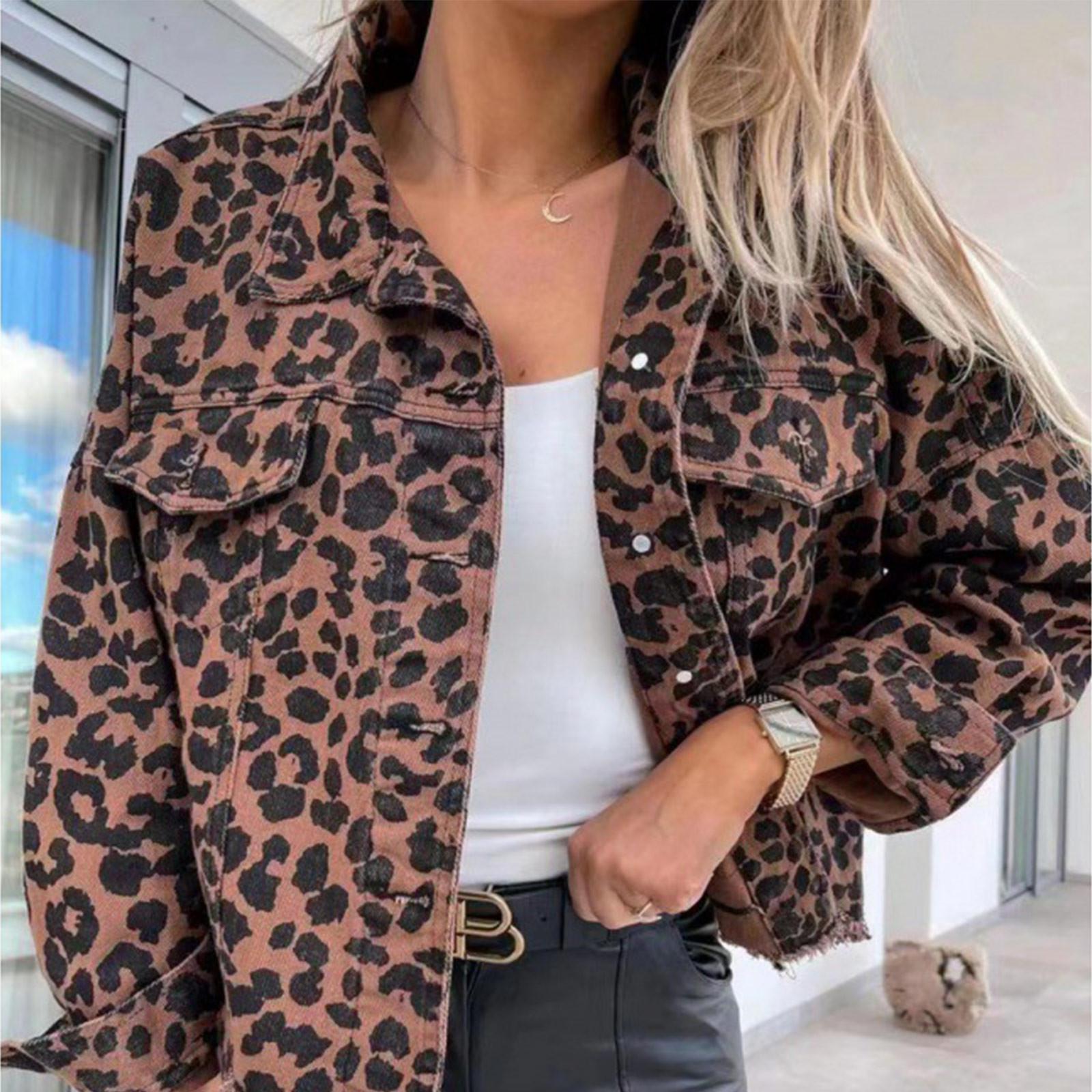 

Женская повседневная однотонная укороченная джинсовая куртка с длинными рукавами