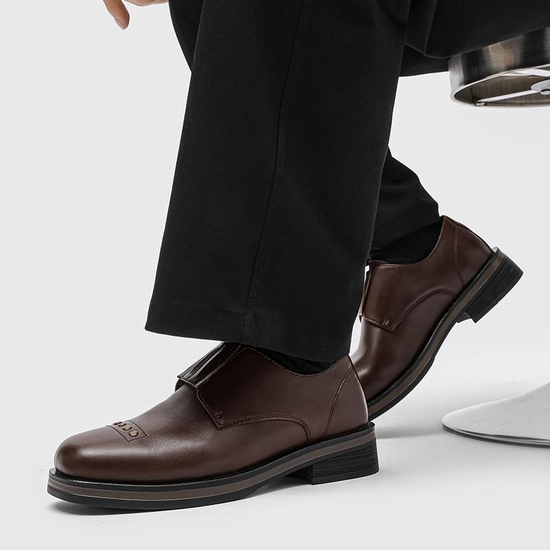 Fashion Fashion Casual Leather Men's Shoes High-grade Handmade Comfortable Oxford Shoes Daily Dating Loafers Flat Designer Party Shoes