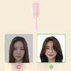 Soft Bristles Hair Comb for Scalp Massaging and Styling Curly Detangler Hairbrush Suitable for Travel and Home Use