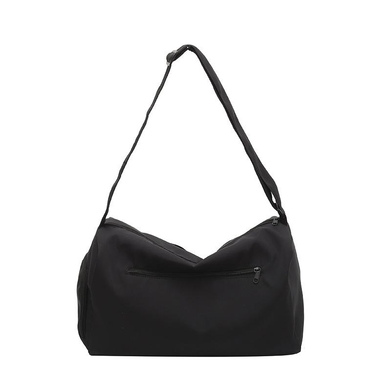

Retro casual pillow bag women s new British college style pillow bag large capacity commuter shoulder messenger bag чёрный