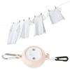 Portable Retractable Clothesline 10m Travel Clothes Line Heavy Duty Extendable Washing Line for Outdoor Camping Travel