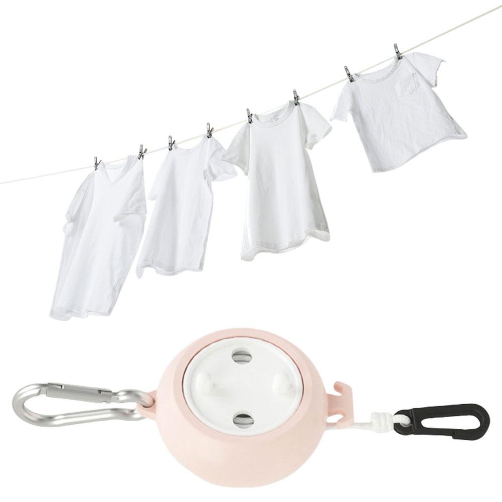 Portable Retractable Clothesline 10m Travel Clothes Line Heavy Duty Extendable Washing Line for Outdoor Camping Travel