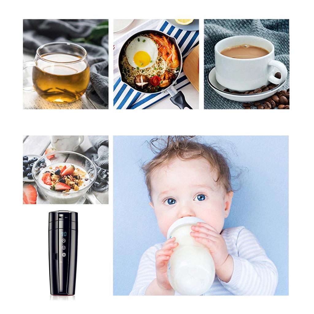 Car Heating Mug Smart Temperature Travel Coffee Cup