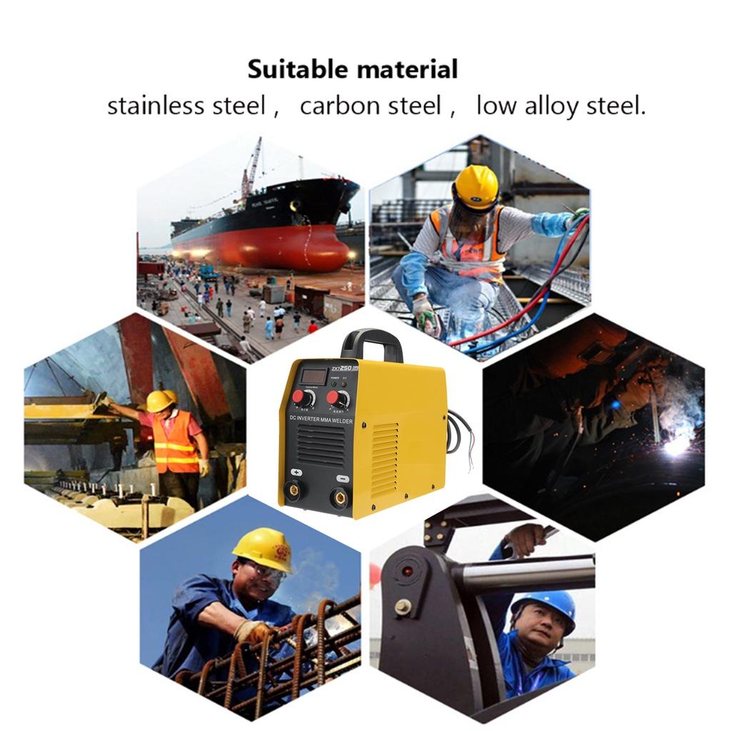 220V ZX7-250 250A IGBT Inverter Arc Mini Electric Welding Machine ARC MMA Stick Welder for DIY Welding Electric Working 4500W
