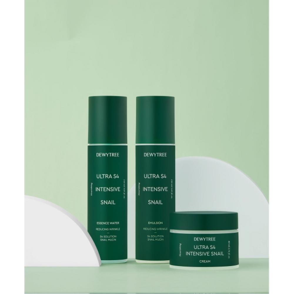 

Dewytree Ultra S4 Intensive Snail Set Of 3 Cream 80ml + Water 150ml + Emulsion 150ml NONE
