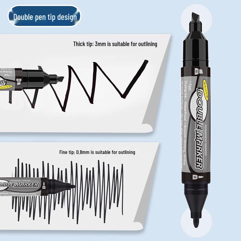 M&G Double-Tip Large Capacity Permanent Markers