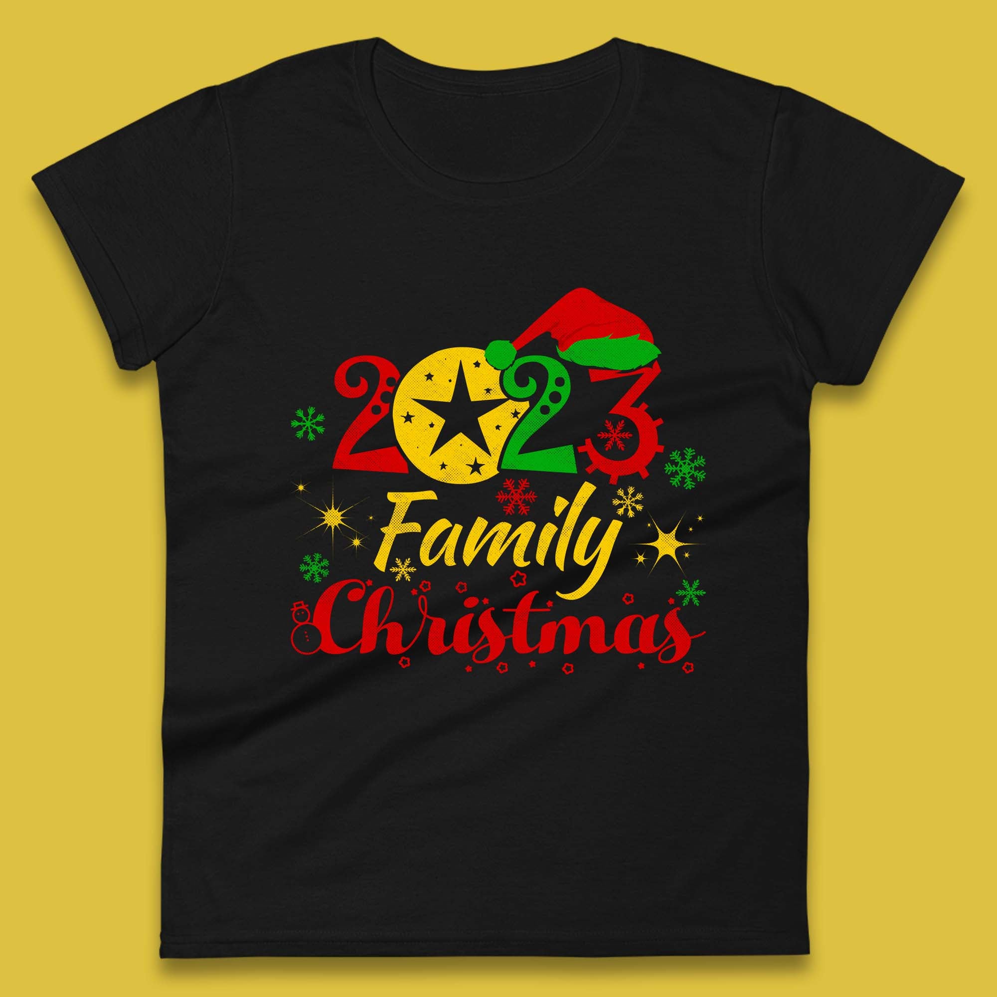 Family Christmas 2023 Christmas Matching Family Costume Xmas Womens Tee T Shirt Mens Tops Unisex Top 4XL