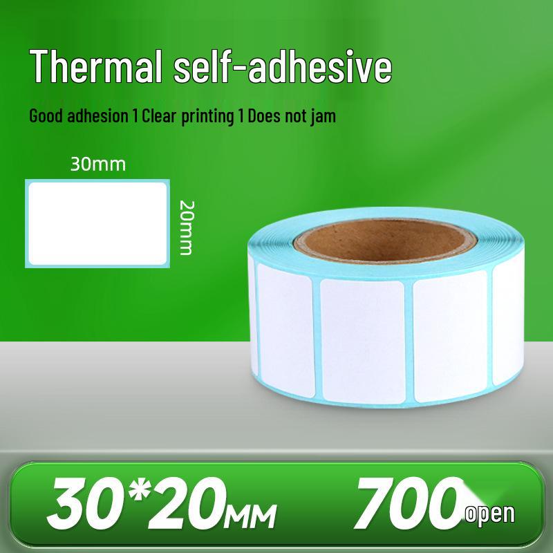 Self-Adhesive Thermal Barcode Labels for Supermarket, Pharmacy, and Milk Tea Stickers