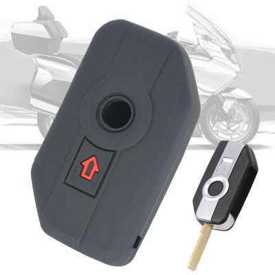 Custodia portachiavi in ​​​​silicone con chiave in silicone per BMW K1600GT R1200GS LC ADV R1250GS ADV F750GS F850GS telecomando a 2 pulsanti senza chiave