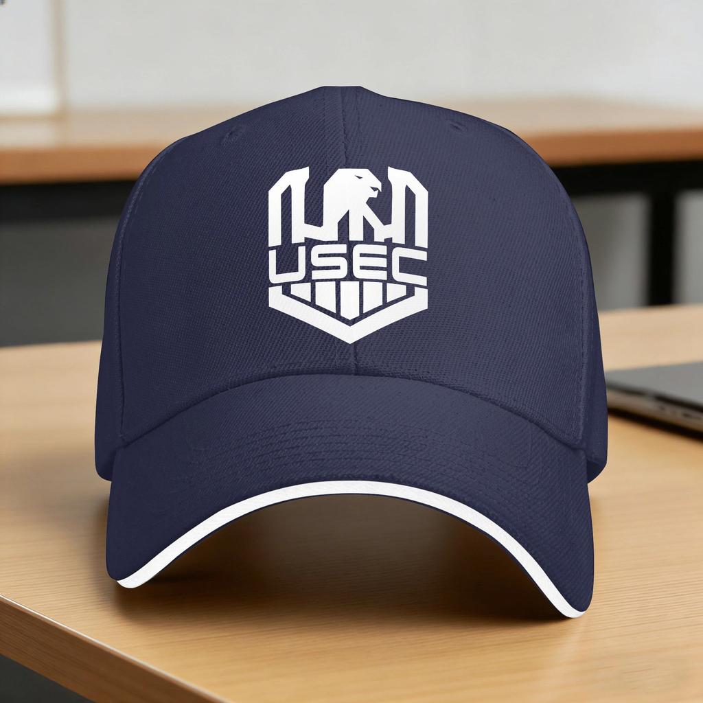 Escape From Tarkov Usec Litle Wnite Logo Casual Baseball Cap Outdoor Gym Trucker Hat Sun Female Male Classic Baseball Caps