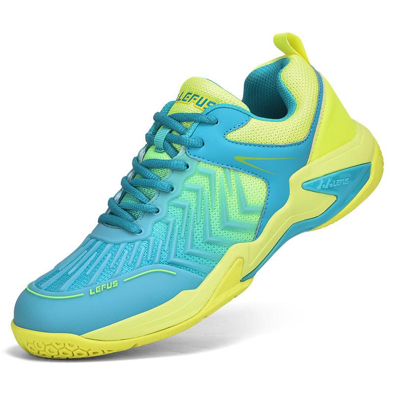 Carbon board cushioning rebound wear-resistant professional badminton training shoes large size breathable mesh casual sports shoes