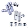 3 Passage Angle Shut-off Double Outlet G1 / 2 Thread Filling for Bathtubs Cold, Water Kitchen