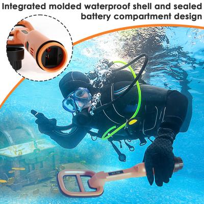 Onderwater Metaaldetector IP68 Volledig Waterdicht Handheld GT-120 Metaalzoeker Detector Duiken Detecteren Schat met LED Alarm