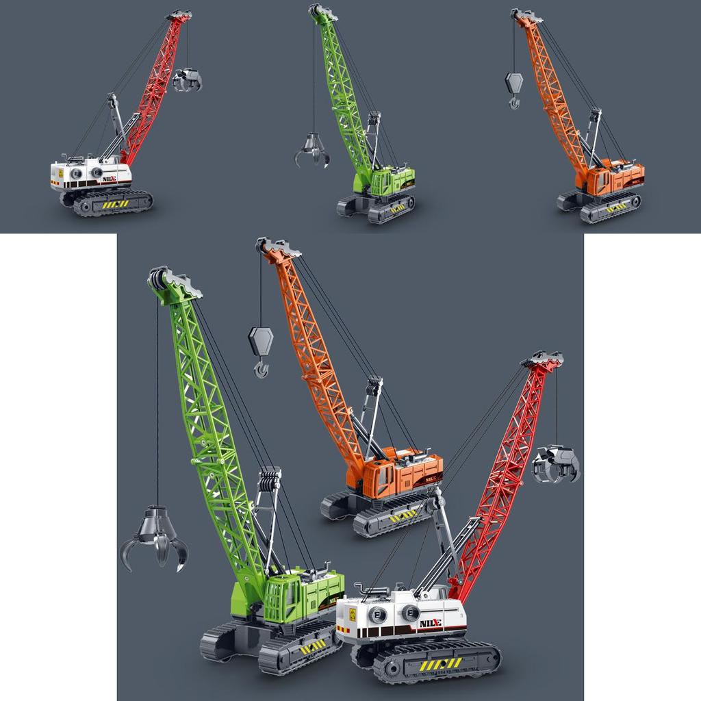 Inertia Large Lift Crane Toy With Movable Parts For Kids Development