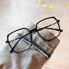 Trendy Korean Anti-Blue Light Matte Square Glasses for Women - Prescription-Compatible