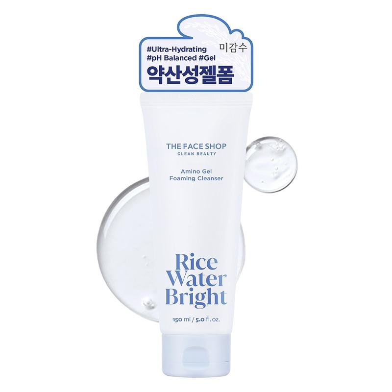 The Face Shop Rice Water Bright Amino Gel Foaming Cleanser 150ml