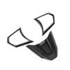 Carbon Fiber Style Central Control Steering Wheel Trim Cover Fit For Acura RDX
