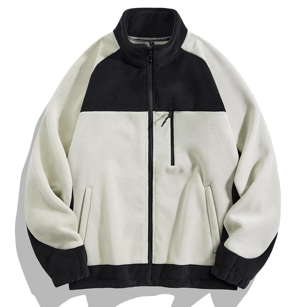 Men's Winter Outdoor Sports Cardigan Sweater Fleece Warm Jacket