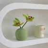 Phalaenopsis Fake Flower Photo Frame: Wind Simulation Floral Arrangement for Living Room or Entrance Decor.