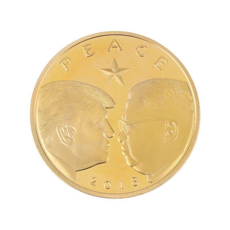 Trump Coin Round Bitcoin Gold Plated Commemorative Coins Collectible Art Gift TO Trump Coin Round Bitcoin Gold Plated Commemorative Coins Collectible Art Gift TO