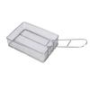 Fry Basket with Foldable Detachable Handle Multifunctional Stainless Steel Fine Mesh Frying Basket for Frying Food