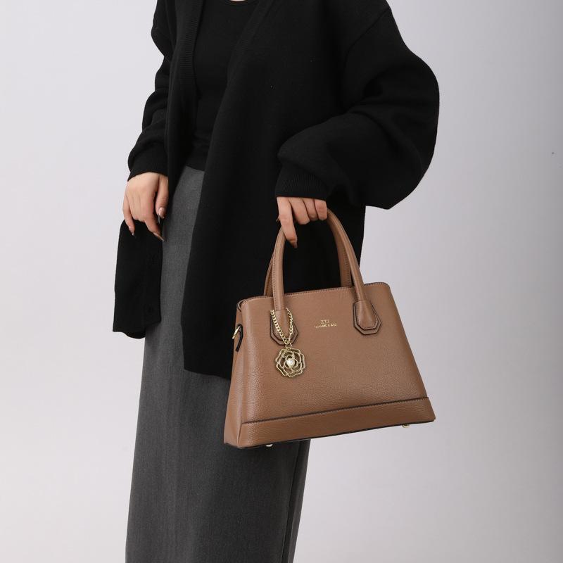 Elegantní retro dámská kabelka - Všestranná taška přes rameno a crossbody pro stylové maminky