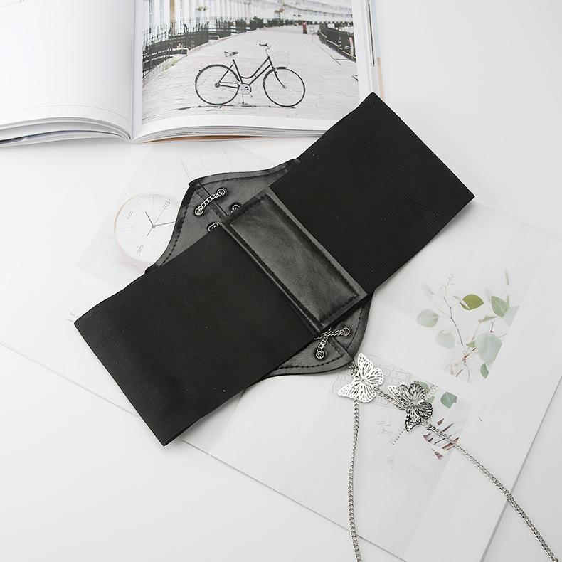 Curea Fabrică Sursă Plastic Talie Pantofi Nituri Sigiliu Talie Curea Femei Ediție Lată Sigiliu Talie Curea Legată