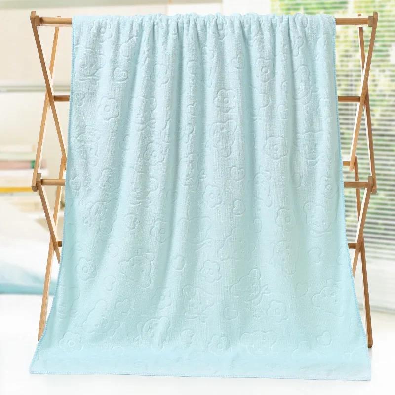 70*140cm Rabbit Microfiber Bath Towel Cute Large Soft Baby Kids Boys Girls Women Towels Beach Swimming Absorbent Wrap Quick Dry