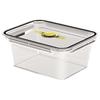Stackable Rectangular Food Storage Box Set - Thick, Sealed Lunch & Fresh-Keeping Containers for Kitchen & Refrigerator.