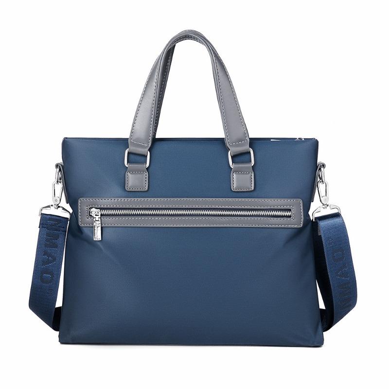 New Portable Oxford Men's Briefcase Business Large Capacity Laptop Bag Shoulder Crossbody Bag