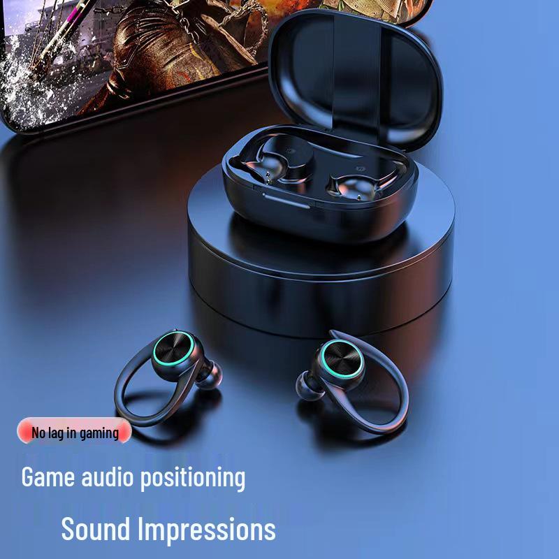 TWS Wireless Sports Earphones with Ear Hook & Long Battery Life