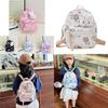 Cute Rabbit Printed Canvas Backpack For Kids With Lightweight Design For School Use