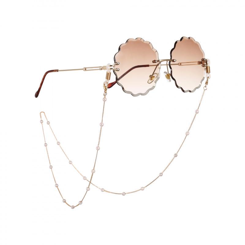 Elegant Pearl Glasses Chain: Stylish Cross-border Accessory with Anti-drop Lanyard