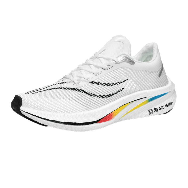 Feidian 4C Carbon Board Ultra-light Student Junior High School Student Running Shoes Male Breathable Professional Racing Shock Absorption Ol