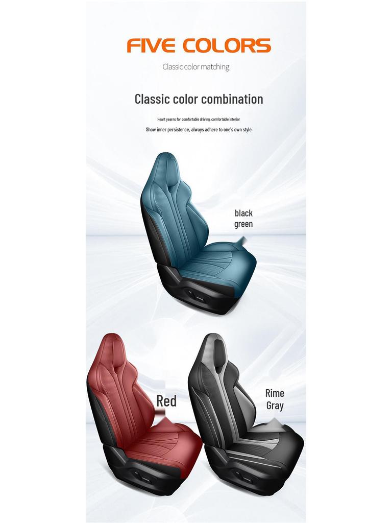 MG7 Full Wrap Leather Seat Cushion Cover - Universal for All Seasons
