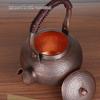 Chinese Style Red Copper Kettle, High-Capacity Boiling Tea Pot, Handmade Thickened Copper Pot For Brewing Tea, Health Tea Set