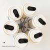Foldable Rotating Cup Holder for Coffee, Wine, or Cocktail Glasses - Creative Petal Shape, Multifunctional Handle & Carrier