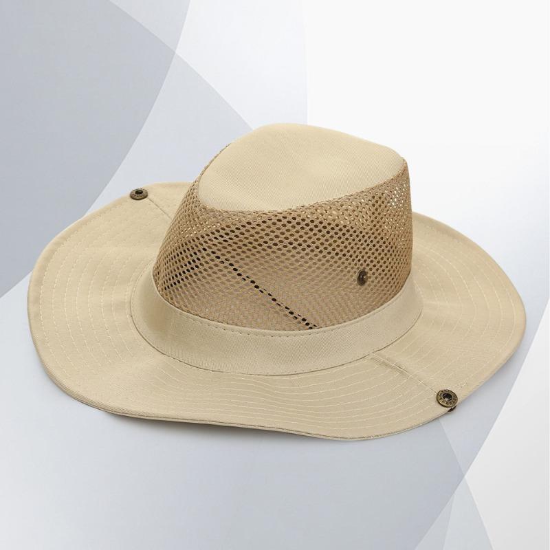 

Summer breathable mesh bucket hat foldable sun hat men and women spring and autumn outdoor fishing sun hat one size fits all