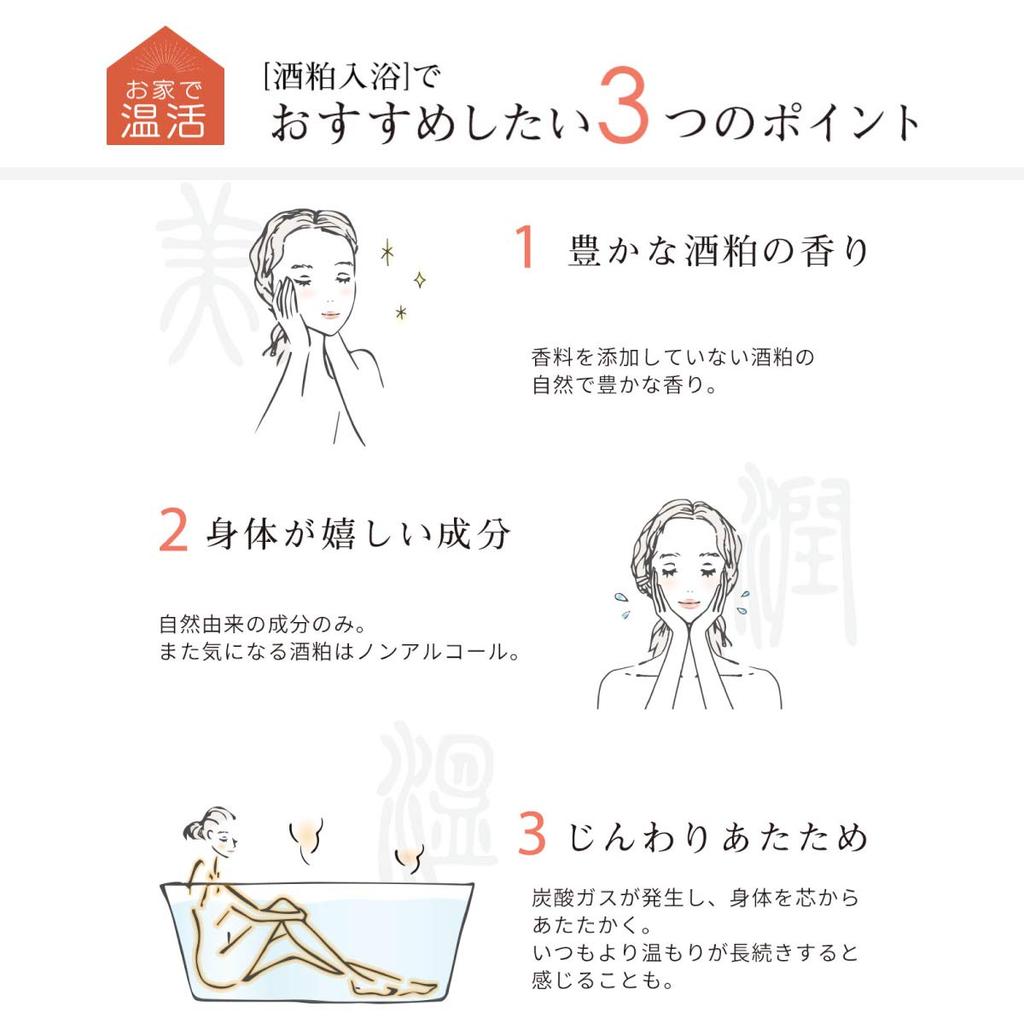 nifu Natural Bath Bag Kasu Bath Bags Purely Made in Enzyme Fermented Reduces Relieves Beautiful Women [Sake Additives, 540g/6 (90g/1 Bag)], Japan,