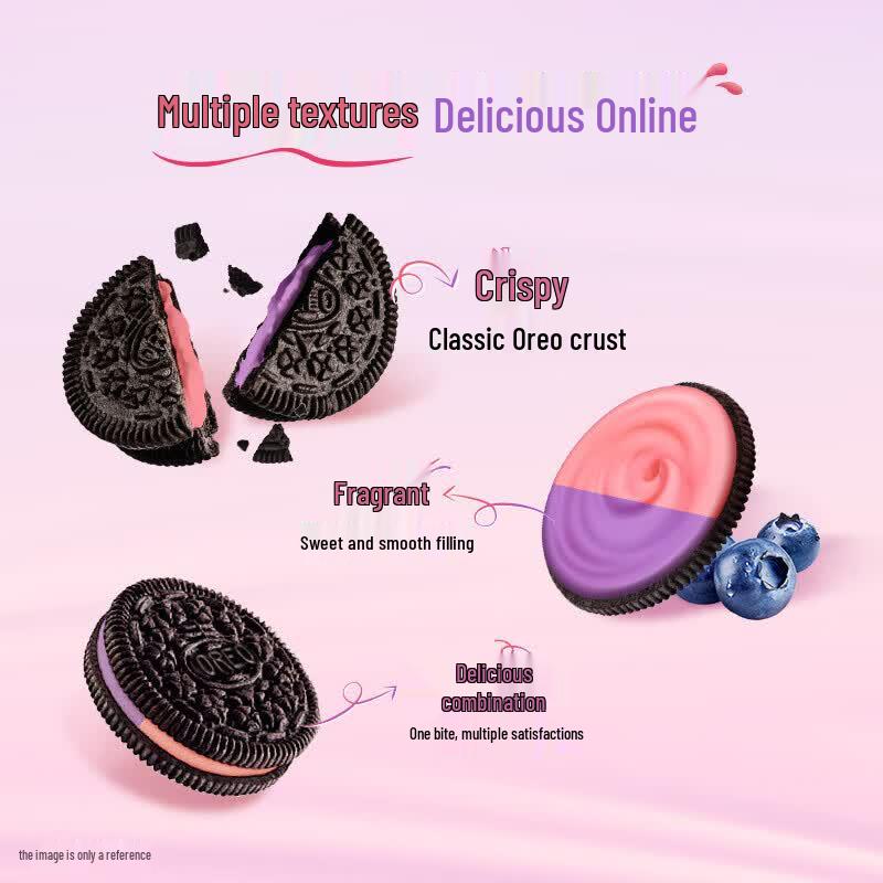 Oreo Sandwich Cookies - Blueberry & Raspberry Mix (6 x 97g)