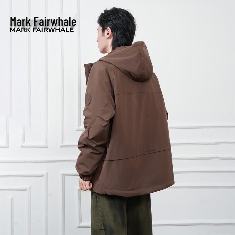 Mark Fairwhale Men's Winter Hooded Workwear Padded Jacket
