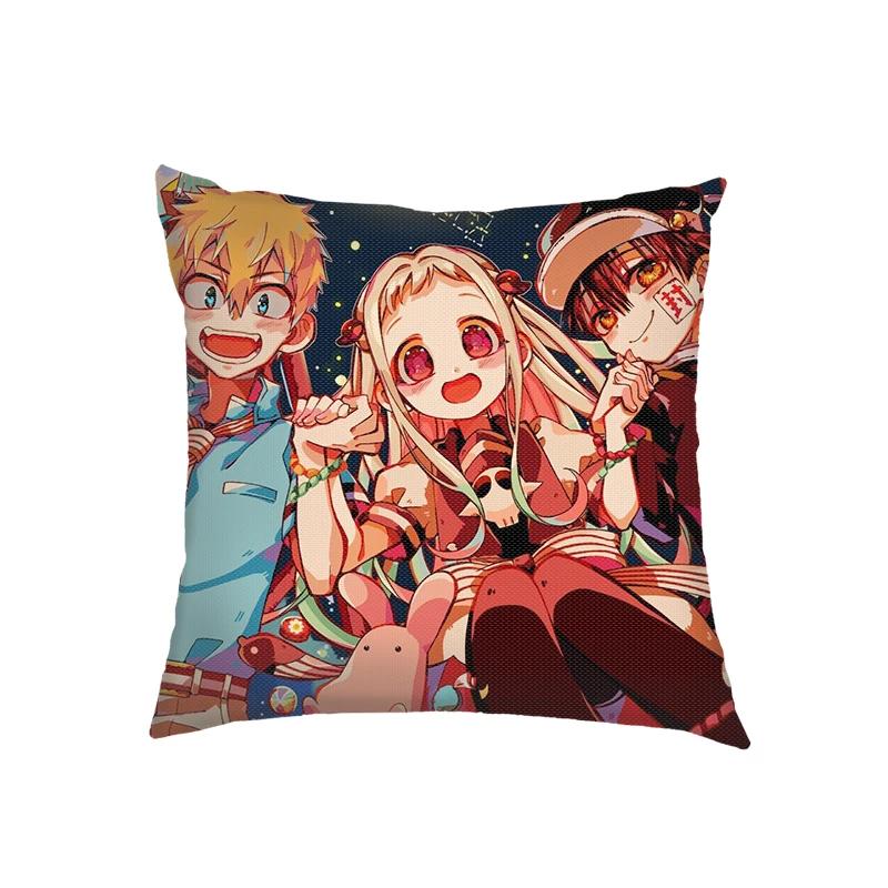 Toilet Bound Hanako Kun Druck Kissenbezug Houkago Shounen Hanako-kun Kissenbezug Sofa Heimdekor Cartoon Zierkissenbezüge