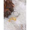 Yhpup Minimalist 316L Stainless Steel Metal Fashion Ring Chic Classic Stylish 18k Gold PVD Plated Finger Jewelry Bijoux Gift