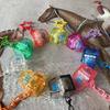 New DIY Pressed Glow Keyboard Fidget Keychain with Light Keycap Finger Keyboard Caps Keys Button Relief Stress Clicker 2026 Toy