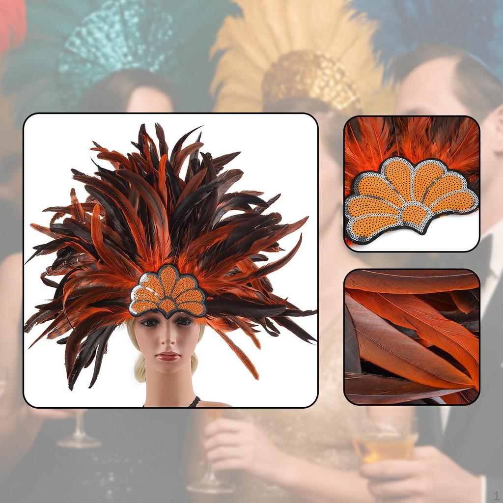 Feather Headdress for Carnival, Festival Performances