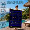 Pac game Adventure Beach Towel, Microfiber Beach Towel, Perfect For Pool, Beach, Travel, Home Decor Beach Party Fan gifts