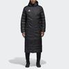 adidas Long Hooded Down Jacket 'Black' Men's BQ6590